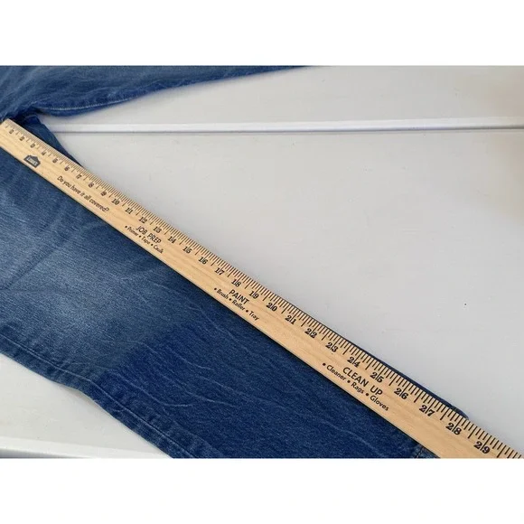 Levis 501T Jeans Blue Button Fly True 30x28‎ Modern Big - Pre Shrunk Extra Slim - Picture 6 of 11